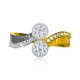 Designer Ring with Certified Diamonds In 14k Gold - LR3071P